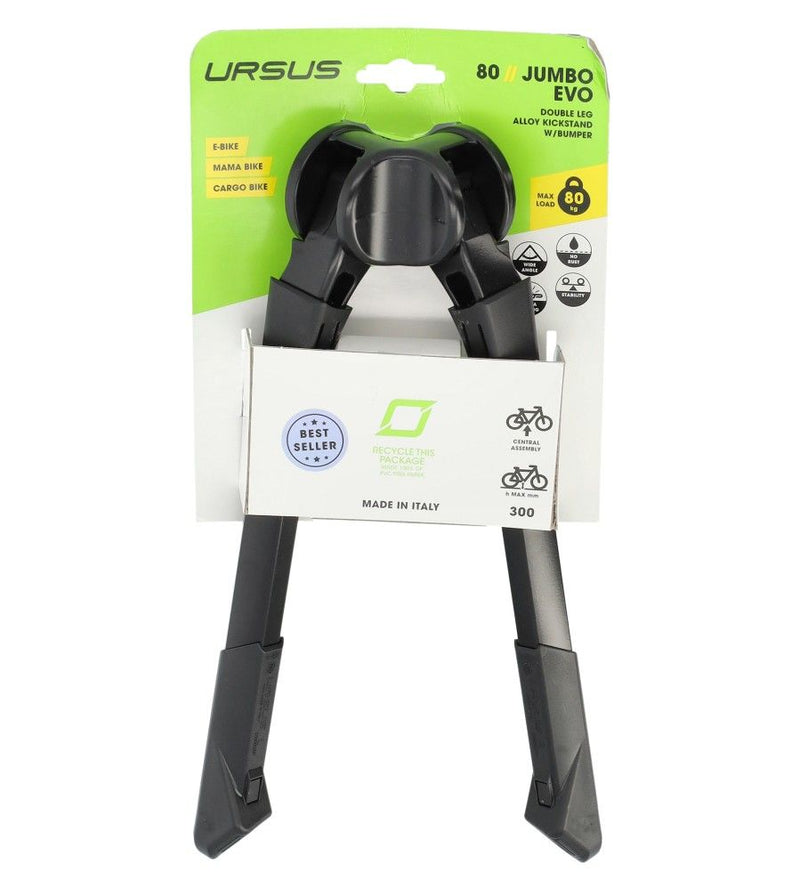 Afbeelding laden in galerijviewer, Ursus standaard dubbel jumbo evo zwart 300 mm. + bumper max 80 kg
