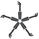 Eurofender spatd ef bev gripclip zw pvc set a 5