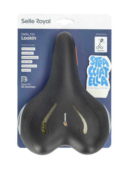 Selle royal zadel lookin moderate zwart