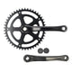 Hulzebos cycle parts b.v. white label crankstel 46t 170mm aluminium zwart