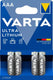 Varta batt va ultra lithium aaa krt a 4