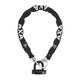 Axa slot ketting loop 9,5x110 met hangslot zwart safety index 15 art 2**