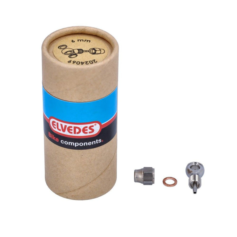Afbeelding laden in galerijviewer, Elvedes remd elv banjo set 6mm ds a 4 sets
