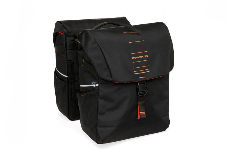 Load image into Gallery viewer, Burgers - new looxs new looxs tas nr. 536 vigo double mik 2.0 black orange - 536.156mik2.0
