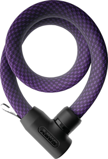 Abus fietsslot textiel-kettingslot - yarnit™ 4004k - security level 7 - paars - 110 cm - geschikt voor elektrische fietsen en stadsfietsen - lichtgewicht - slechts 0,88 kg