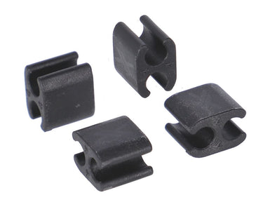 Xlc kabed kabelclip 4mm zw ds a 4 brx120