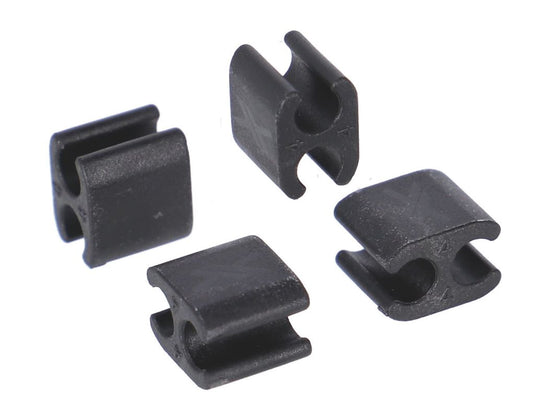 Xlc kabed kabelclip 4mm zw ds a 4 brx120