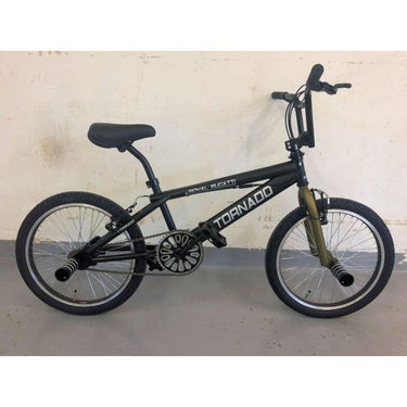 Royal bmx fiets -bugatti tornado freestyle 20 inch - mat zwart brons