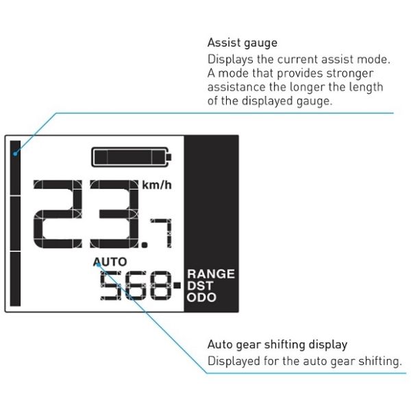 Load image into Gallery viewer, Shimano e-bike display fietscomputer steps sc-en500 voor 22,2 mm doorsnede stuurbuis
