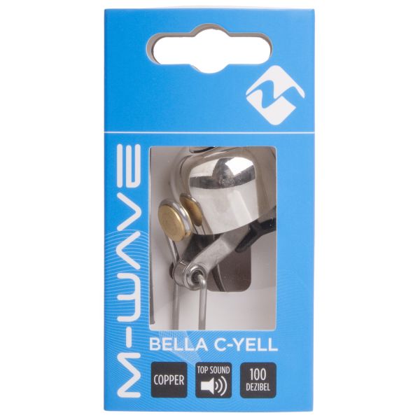 Load image into Gallery viewer, M-wave minibel bella c-yell mini bell c-yell silver
