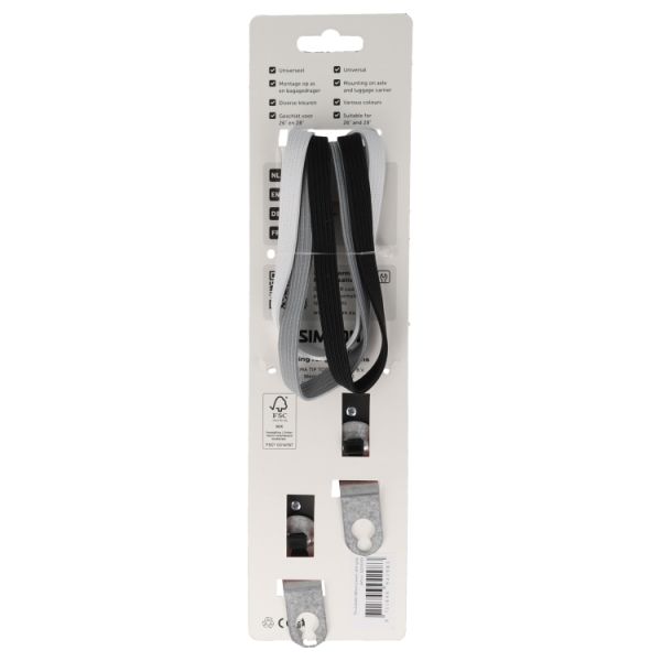 Load image into Gallery viewer, Simson triobinder 60cm - zwart wit grijs
