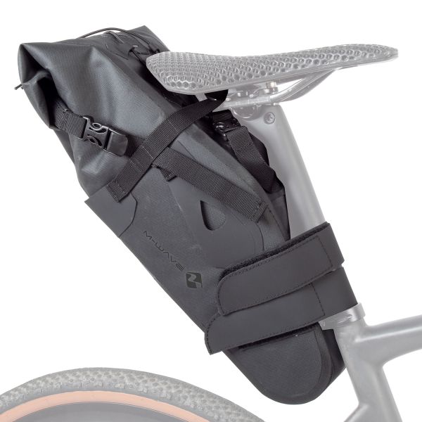 Load image into Gallery viewer, M-wave zadeltas rough ride ii - zwart - 12 liter (l)

