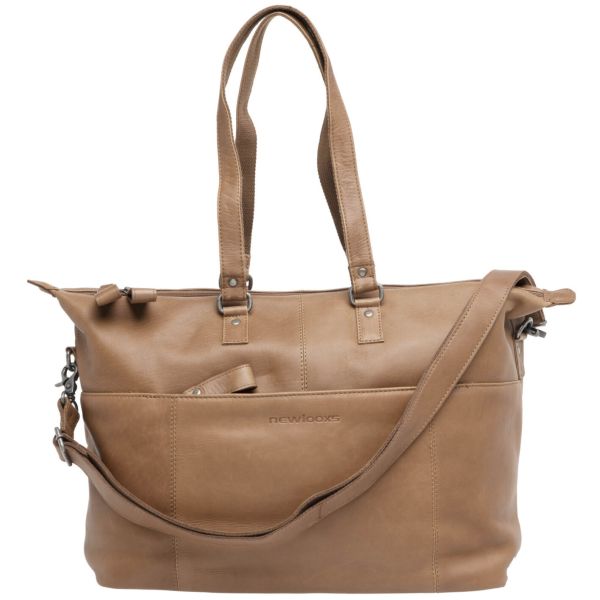 Load image into Gallery viewer, Newlooxs - New Looxs laptoptas leer Verla cognac 21 liter
