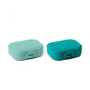 Day to day essentials on-the-go snackbox rechthoekig set a 2 reef bay 250ml