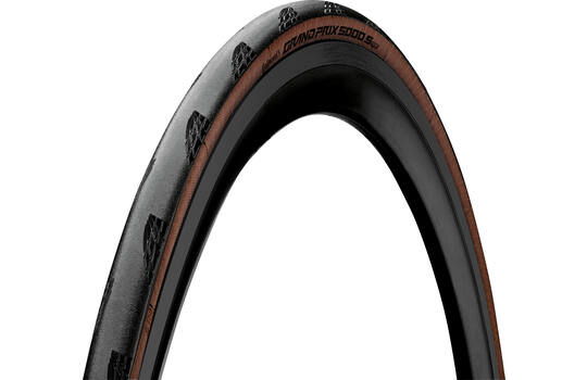 Afbeelding laden in galerijviewer, Continental Grand Prix raceband 700x25C, zwart bruin, tubeless, 25-622 ETRTO
