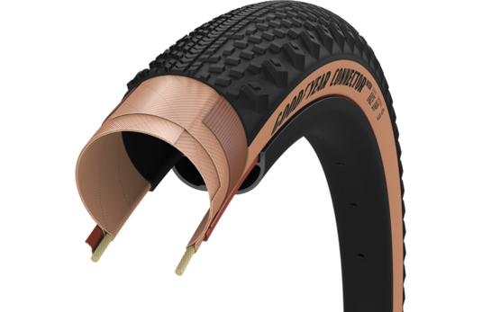 Goodyear connector inter folding tire