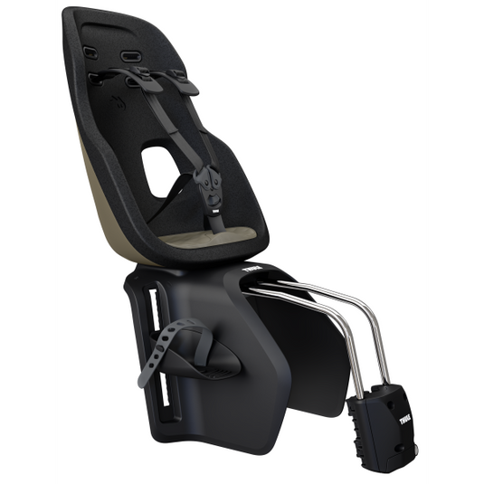 Thule yepp nexxt 2 maxi – fietsstoeltje - achterzitje - frame montage - deep khaki