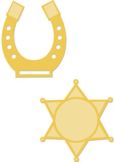 Kaisercraft • decorative die horseshoe badge