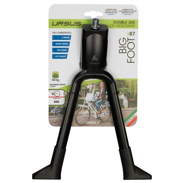 Load image into Gallery viewer, standaard dubbel BigFoot staal 28 inch zwart
