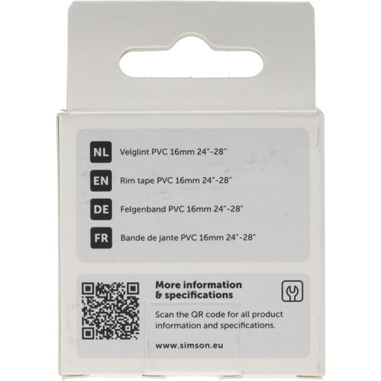 Simson velglint 24 28 inch 16mm pvc strong
