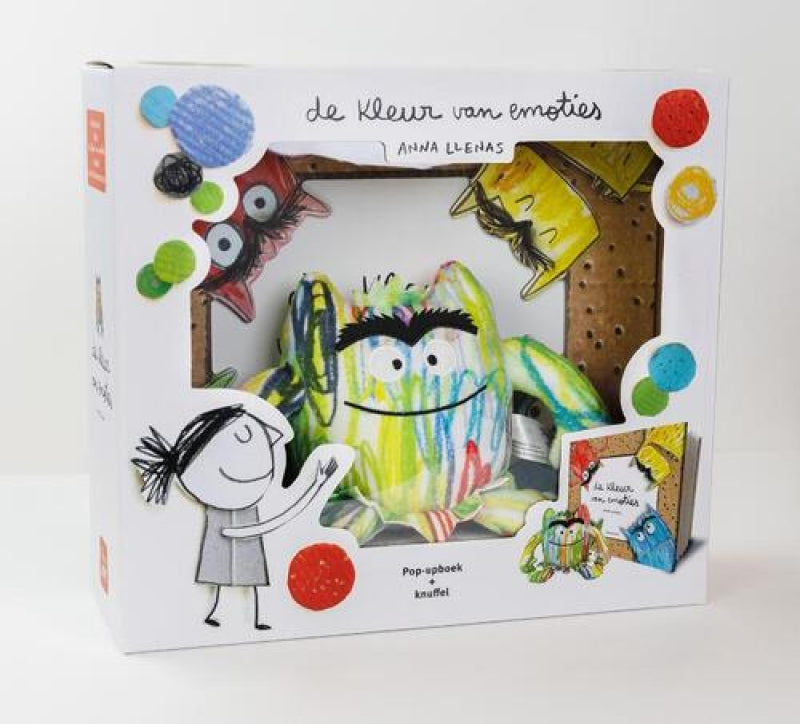 Load image into Gallery viewer, Clavis de kleur van emoties. boek + knuffel
