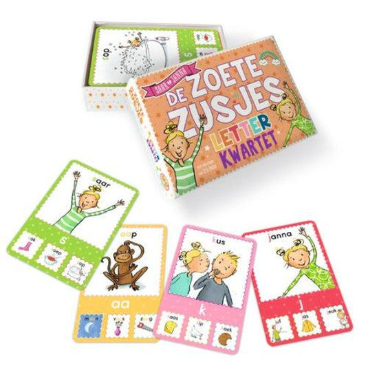 Kosmos de zoete zusjes letterkwartet