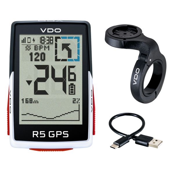Load image into Gallery viewer, VDO fietscomputer R5 GPS
