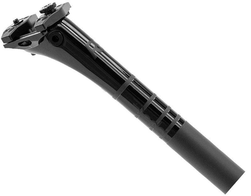 Load image into Gallery viewer, Deda rs 27.2x350mm carbon seatpost with steel bolts
