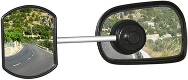 Defa Caravanspiegel met zuignap 11 cm zwart