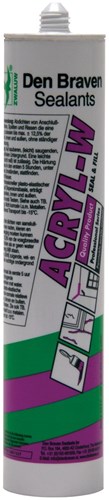 Load image into Gallery viewer, Den braven zwaluw acryl-w 310ml grijs - 10013601 - 10013601
