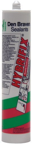 Den braven zwaluw hybrifix 290ml zwart - 10620600 - 10620600