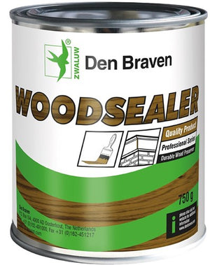 Den braven zwaluw woodsealer 750gr wit - 12009182 - 12009182