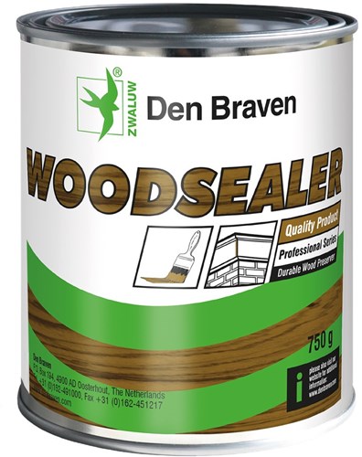 Den braven zwaluw woodsealer 750gr wit - 12009182 - 12009182