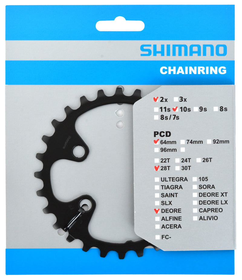 Load image into Gallery viewer, Shimano deore fc-m6000 (bg) chainring for 38 28t
