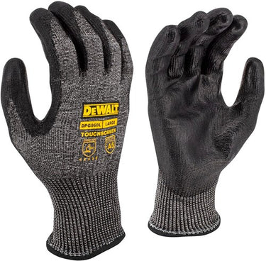 Dewalt 13g a4 touch l werkhandschoen met a4-niveau snijbestendigheid - dpg860leu