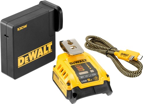 Dewalt 18v xr usb laadadapter - dcb094k-qw - dcb094k-qw