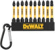 Dewalt accessoires 10-delige pz bitset | 50 mm - dt7276-qz