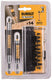 Dewalt accessoires dewalt dt70512t 14 delige impact torsion bitset in cassette