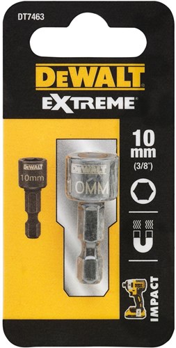 Load image into Gallery viewer, Dewalt accessoires bitdop | impact | magnetisch | zeskantdop | 10 mm - dt7463-qz
