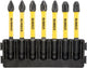 Dewalt accessoires bitset | houder + impact torsion | 57 mm | pbitset | h1 x2, pbitset | h2 x3, pbitset | h3 x2 - dt70818-qz