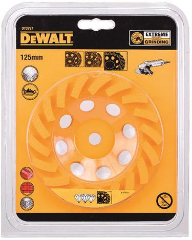 Dewalt accessoires diamantslijpkop turbo 125mm - dt3797-qz
