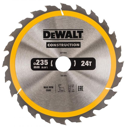 Load image into Gallery viewer, Dewalt accessoires dt10399-qz cirkelzaagbladen | 190 mm | 24 t | extreme framing | 3 stuks - dt10399-qz

