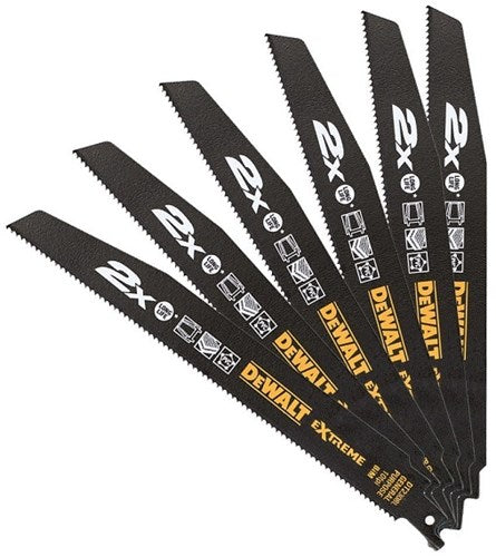Dewalt accessoires dewalt dt2301l reciprozaagblad - 152 x 2,5mm - universeel (5st)