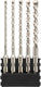 Dewalt accessoires houder + sds plus | 5 stuks | 5.5x160 mm x1, 6x160 mm x1, 7x160 mm x1, 8x160 mm x1, 10x160 mm x1 - dt70835-qz