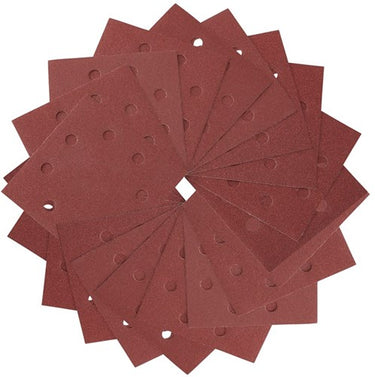 Dewalt accessoires schuurpapier 1 4, 115x115mm, geperforeerd, velcro, k80 - dt3032-qz
