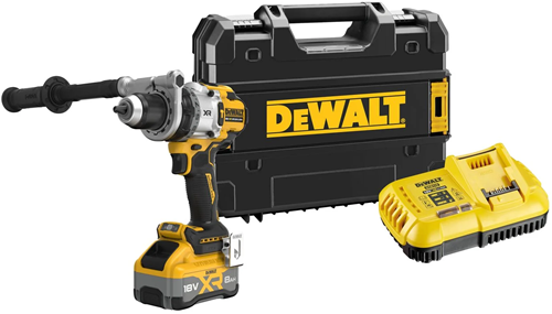 Dewalt dcd1007ww1t accu klopboormachine koolborstelloos | 18v 8.0ah in t-stak - dcd1007ww1t-qw