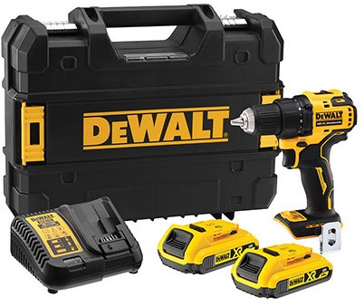 Load image into Gallery viewer, Dewalt dcd708d2t-qw schroef boormachine 18v 2.0ah li-ion | 18v (2x 2.0ah accu + lader) - dcd708d2t-qw
