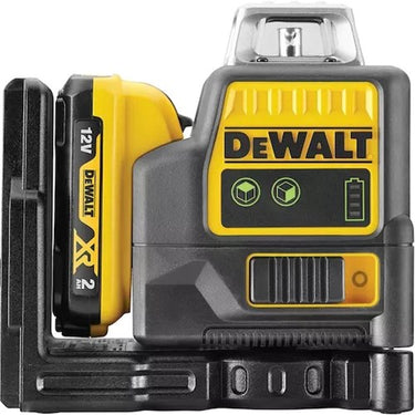 Dewalt dce0811d1g veelzijdige zelfnivellerende 12v kruislijnlaser 360 graden met 2.0ah accu - dce0811d1g-qw