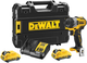Dewalt dcf601d2 - accuschroevendraaier - 12v xr - brushless - inclusief 2x 2.0ah accu's en tstak koffer