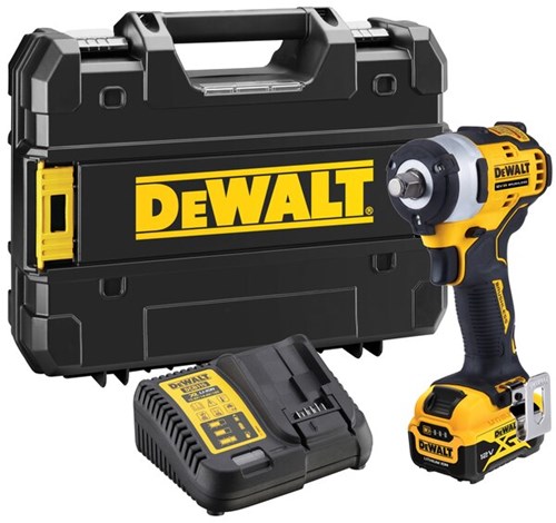 Load image into Gallery viewer, Dewalt dcf901p1 accu slagmoersleutel | 12v | xr | set | 1x 5.0 ah + lader | in t-stak - dcf901p1-qw
